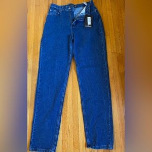 PLT high waisted straight baggy jeans. More on Tall side.